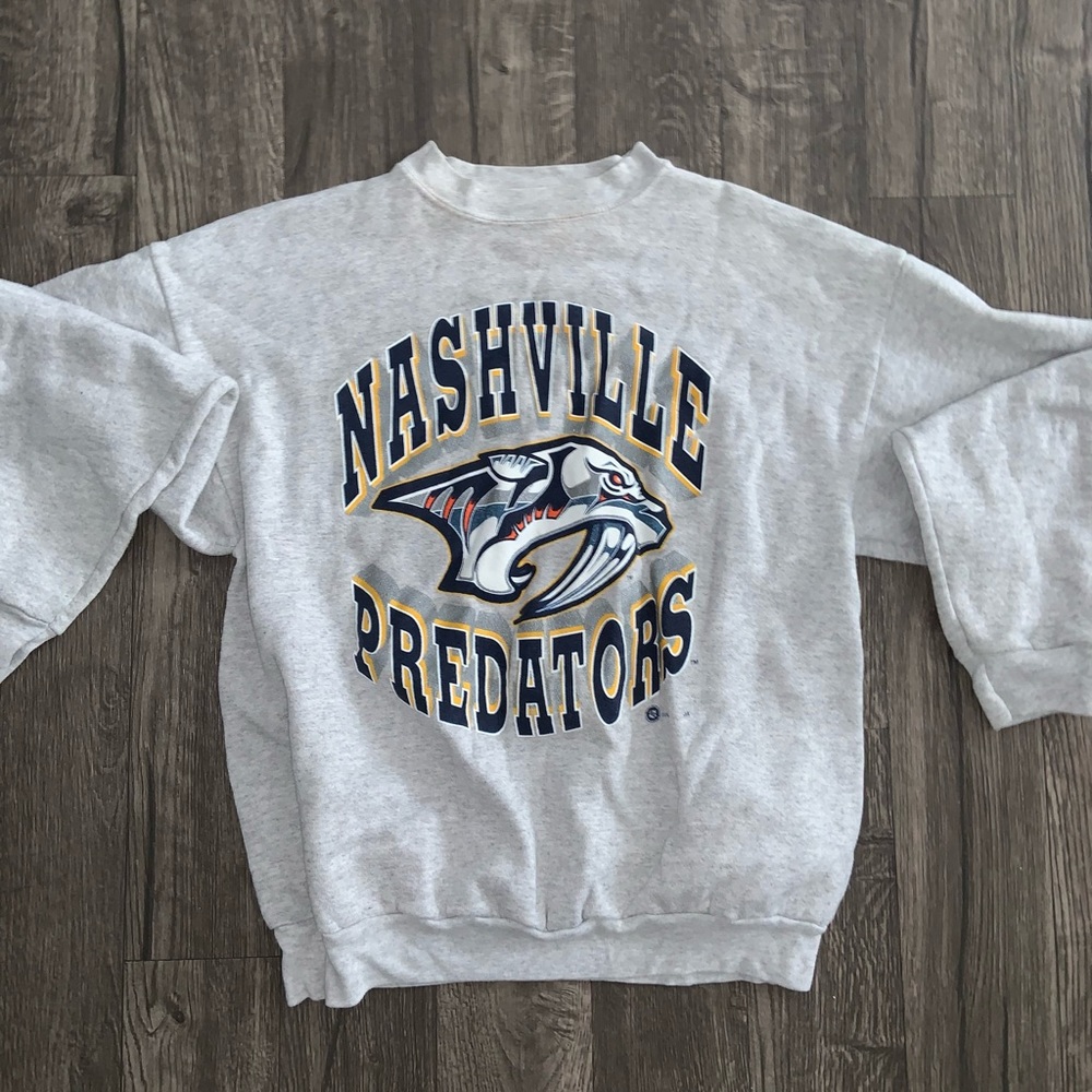 Nashville predators crew neck